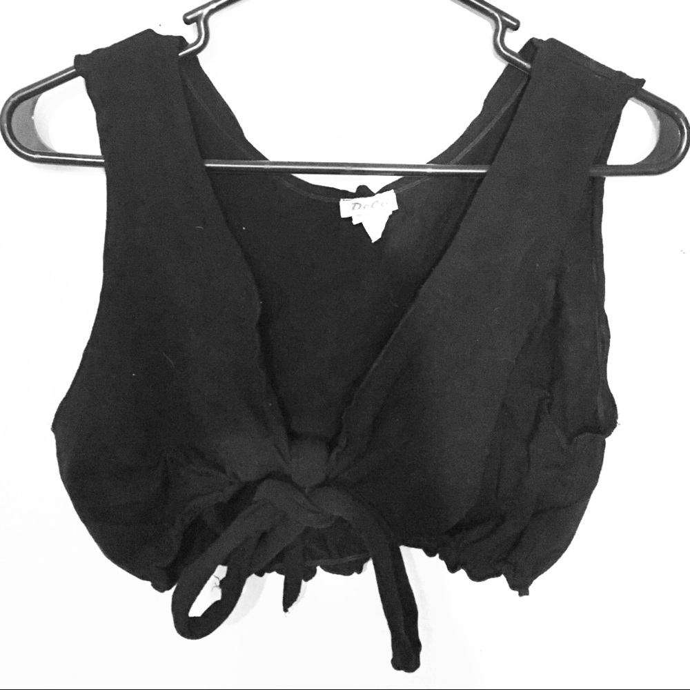 Black Crop Top